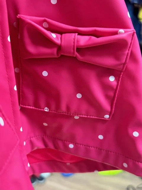 Veste à pois rose