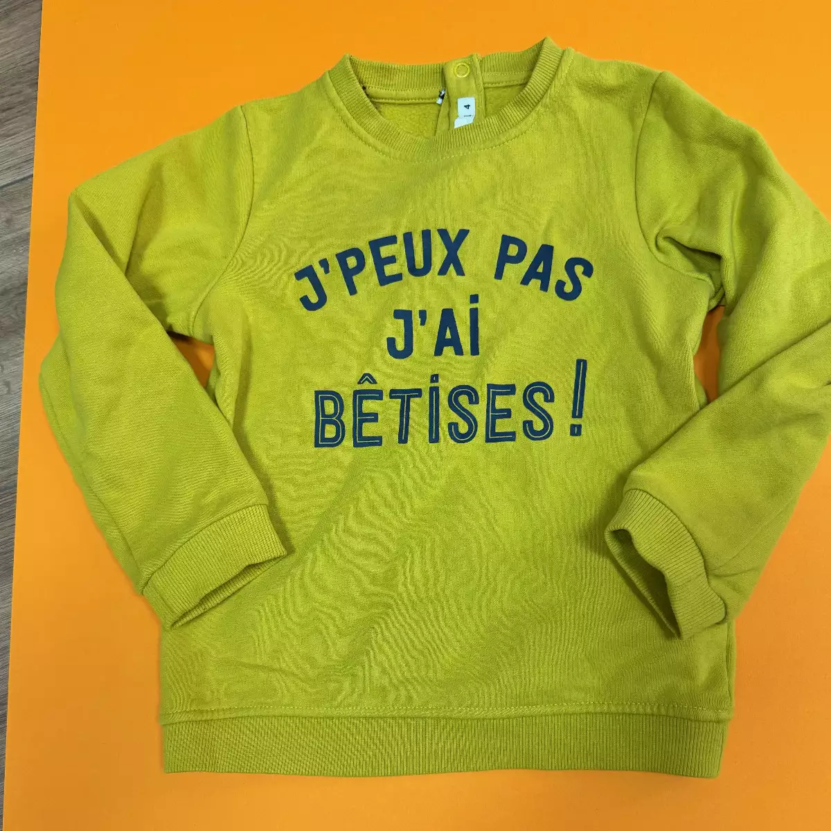 Pull vert 4 ans